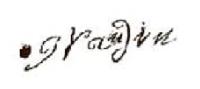 Signature de J.-B. Grandin en 1789