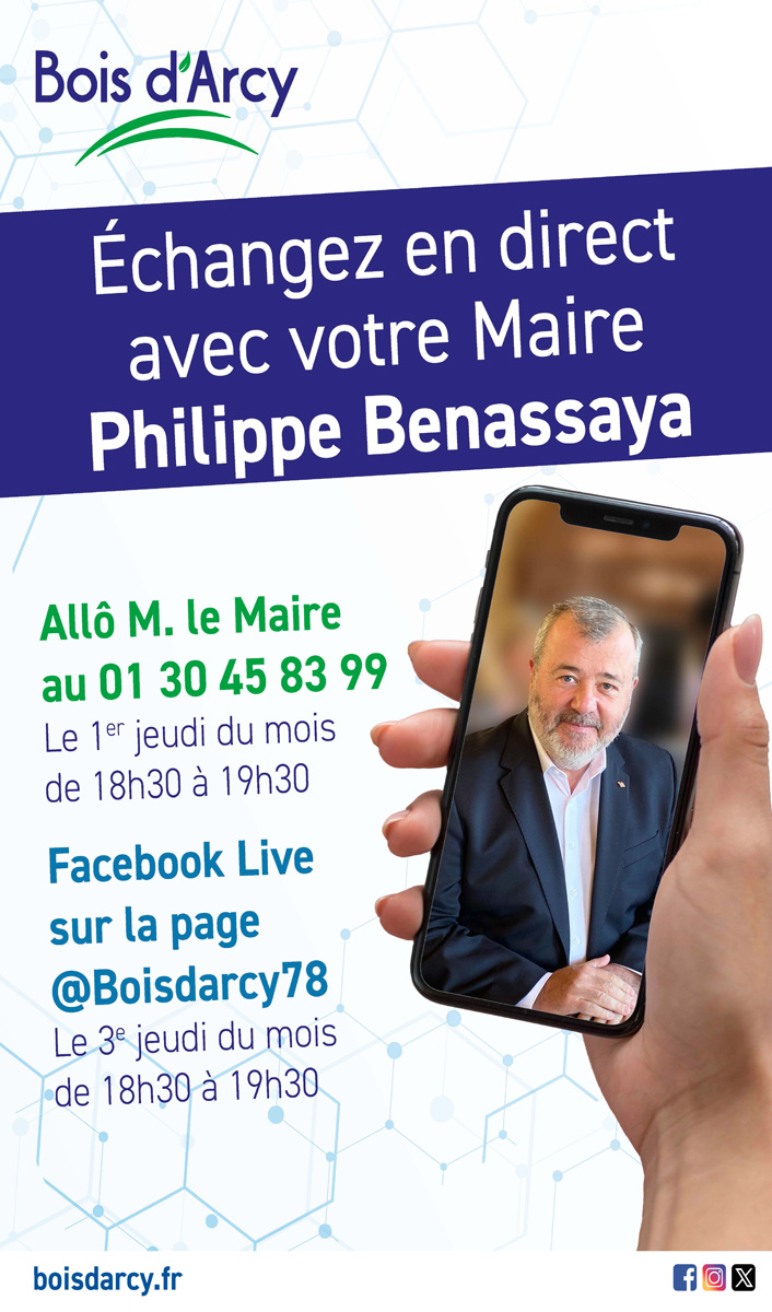 Facebook live avec M. le Maire Facebook live avec M. le Maire