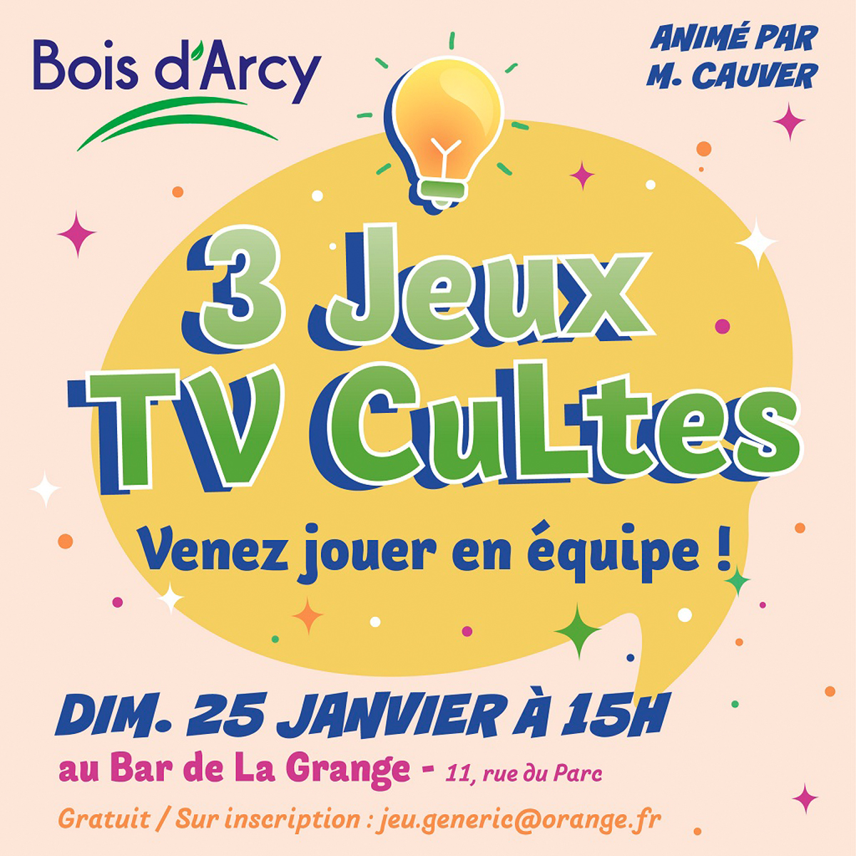Grand Quiz au Bar de La Grange !