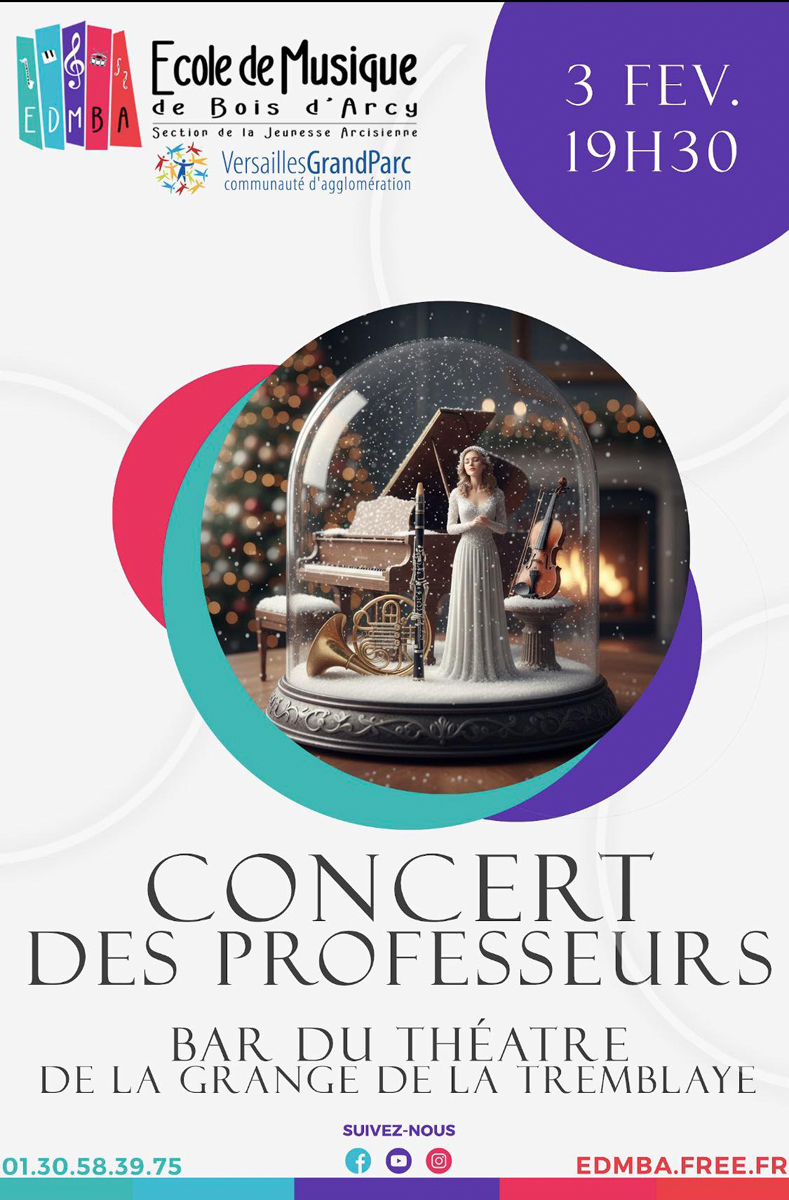 Concert des professeurs de l'école de musique