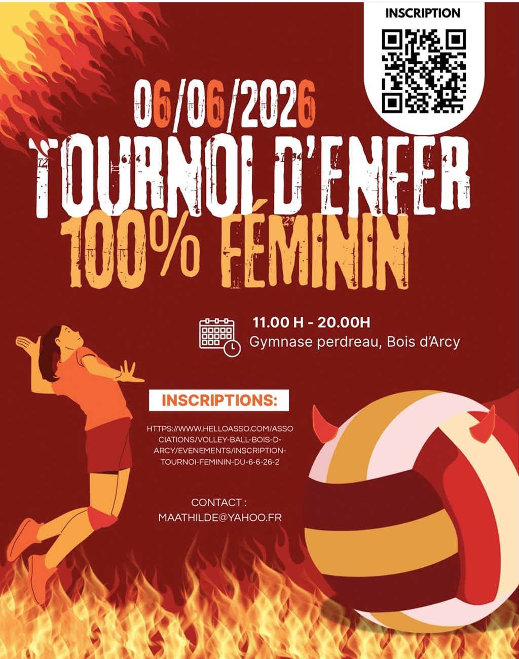 Tournoi d’Enfer 100% Féminin ! Tournoi d’Enfer 100% Féminin !