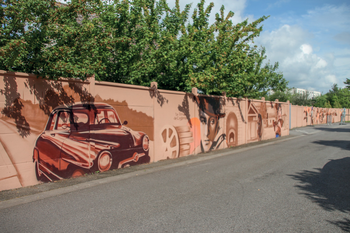 Inauguration de la fresque