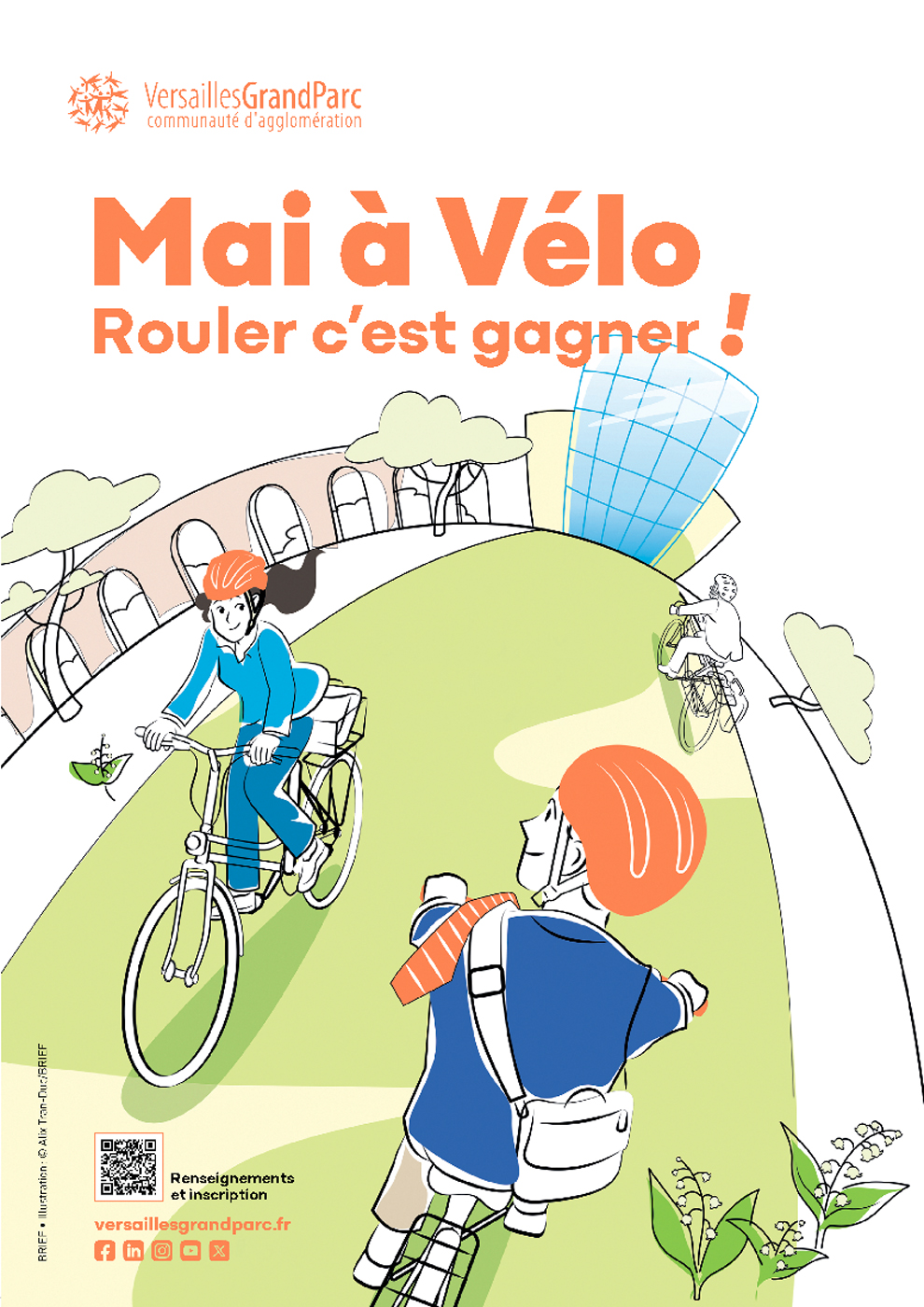 Mai à vélo