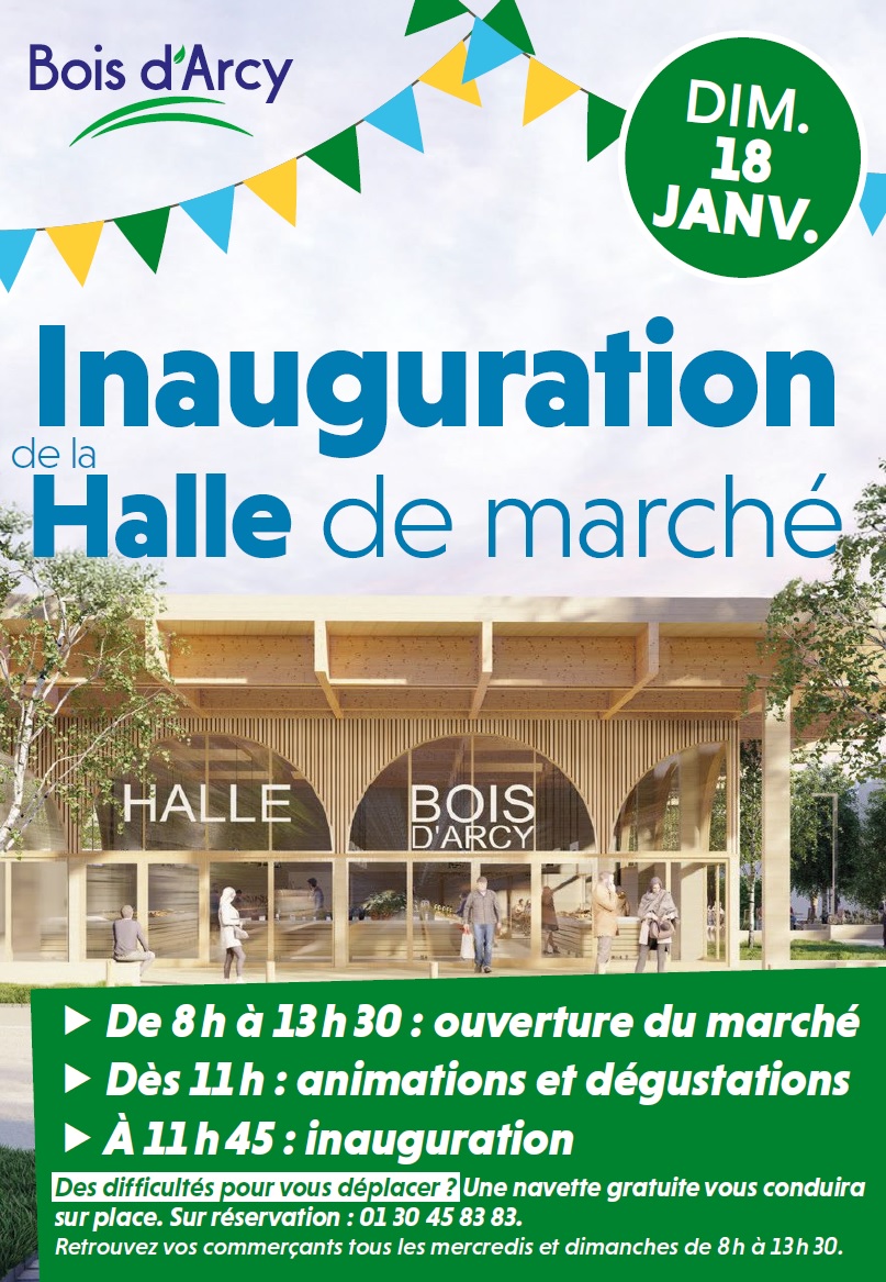 Inauguration de la nouvelle halle du marché