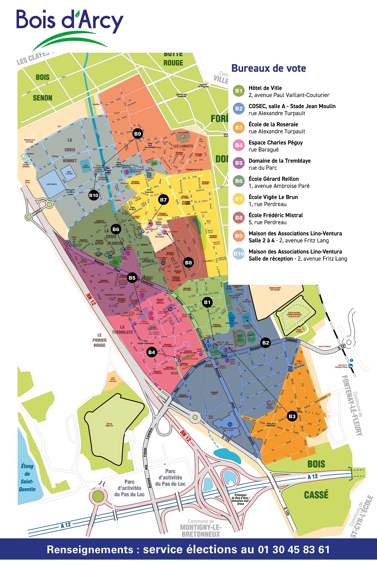 Plan des Bureaux de vote