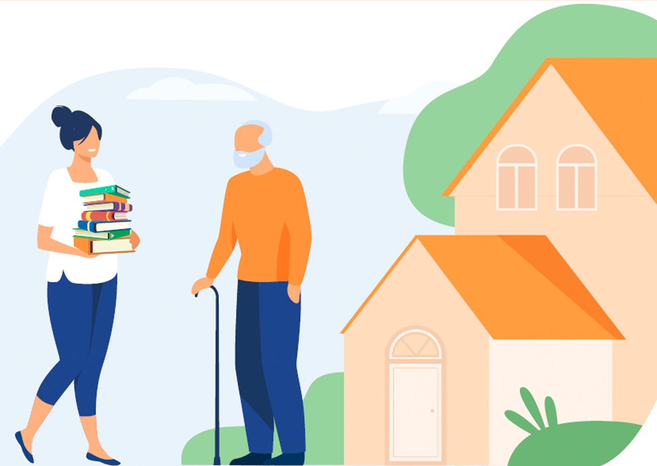 Portage de livres à domicile